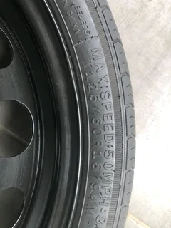  125/70R18 for Audi A1 &amp; VW Polo biscuits tire ( Spare Wheel saver).