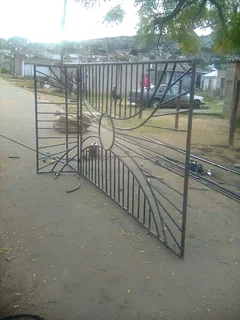 Galvanised Steel Driveway Gate