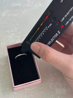 D-VVS 1 Moissanite Eternity Band ring