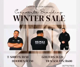 FIA Faith in Action Apparel printing. Pre Winter Fundraiser for Zambia Outreach