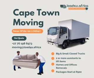 Affordable Furniture Movers Close to you | Closed Trucks