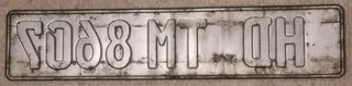 German number plate / license plate