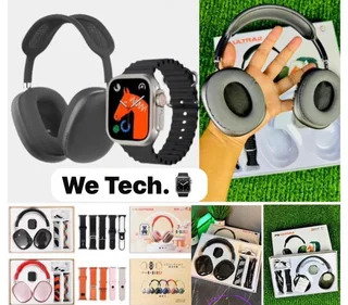 Headphones and Watch