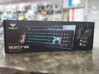 AULA Mountain SZ016 Backlit Mechanical Keyboard – Blue Switches, Gaming.BRAND NEW