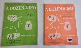 &#34;A Dozen a Day&#34; Pre - Pratice Technical Exercise Books for sale: