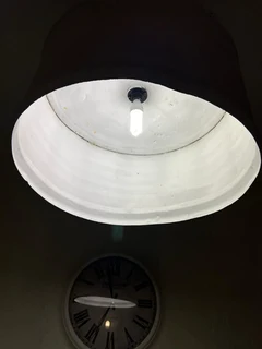 Hand made industrial roof hanging drum lamp for sale: