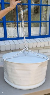Hand made industrial roof hanging drum lamp for sale: