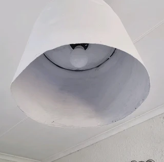 Hand made industrial roof hanging drum lamp for sale: