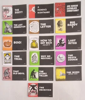 Chick Publication Christian Comic Trackts for sale: