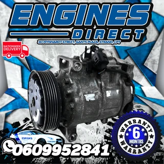 Audi 2.0 20V B7 A4 ALT Air Con Pump Available at Engines Direct Strand