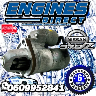 Nissan 3.7 VVEL V6 370Z VQ37 Starter Motor Available at Engines Direct Helderberg