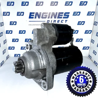 VW 1.6 MK5 Golf Jetta and Caddy BFS Starter Motor Available at Engines Direct Helderberg