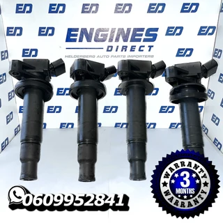 Toyota 1.4 VVTi Corolla Run X and Verso 4ZZ-FE Ignition Coils Available at Engines Direct Helderberg