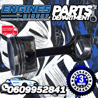 VW 2.0 8V Mk 1 2 3 Golf Jetta ADY AGG Piston and Conrod Available at Engines Direct Strand