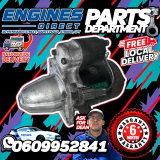 Nissan Sentra 1.4 1.5 1.6 GA14 GA15 GA16 Starter Motor Available at Engines Direct Parts Department