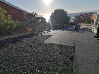 Tar Road And Asphalt Driveway
