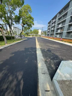 TAR ROAD AND ASPHALT DRIVEWAY