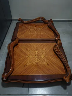 Elegant 6-Seater Genuine Wood Dining Set