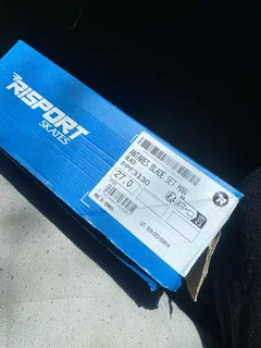 Black Antares Risport Figure Skates