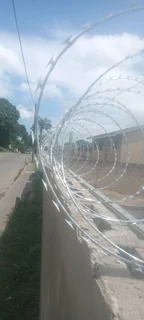 Razor wire fencing