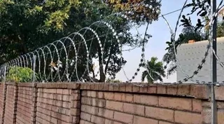 Razor wire fencing