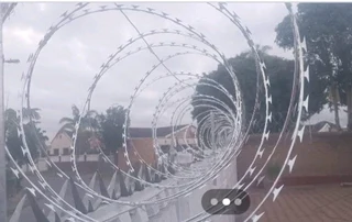 Razor wire fencing