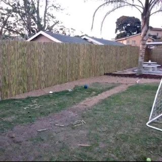 Bamboo panels for fencing