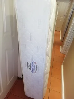 Queen size bed. Includes mattress base, headboard and pedastals