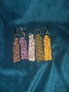 Braided survival keychains