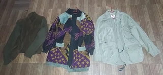 Vintage jackets and pure leathers