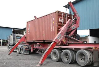 Side loader available for hire 24/7--low rates