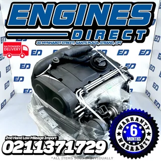 VW/Audi  BKD 2.0L TDI Golf Mk5 A3 A4 Engine available at Engines Direct Helderberg