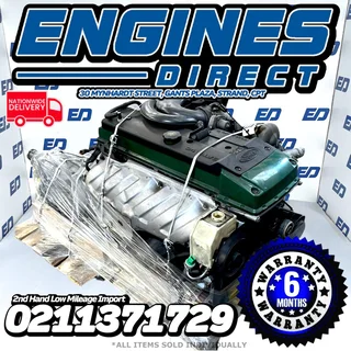 Ford Barra TJHH 4.0L Green-Top Territory-Falcon Engine and Auto Gearbox at Engines Direct Helderberg