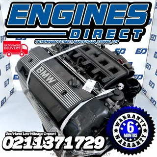 BMW M52TUB25 Dual Vanos  2.5L  E46 E39 325i Engine  available at Engines Direct Helderberg