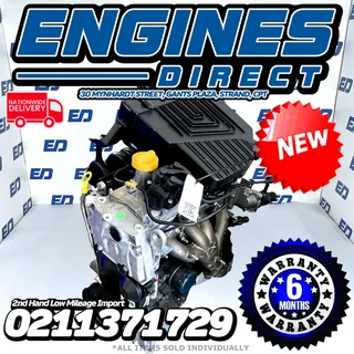 Brand New OEM Nissan 1.6 8v K7M  Engine  available at Engines Direct Helderberg