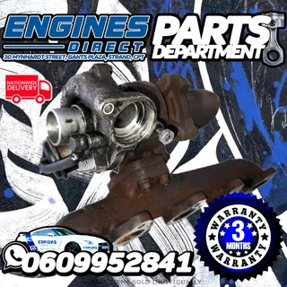 Ford 1.4 TDCi Fiesta Figo F6JA Turbo Charger Available at Engines Direct Parts Department