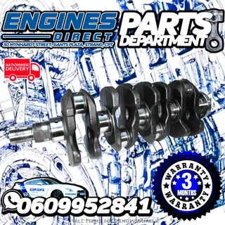 Toyota 1.8 VVTi Corolla Run X and Verso 1ZZ-FE Crankshaft Available at Engines Direct Parts Departme