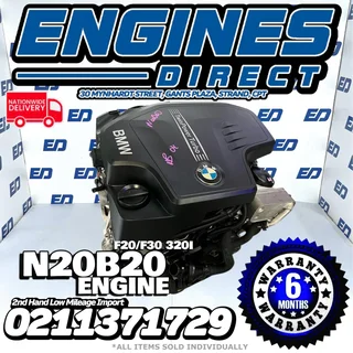 Bmw 2.0 Turbo 4 Series 135kw F20 F30 F32 N20B20 Engines available at Engines Direct