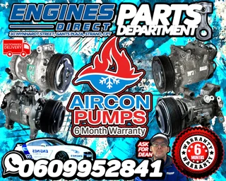 Air Con Pumps with a 6 Month Warranty Available at Engines Direct Parts Department
