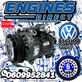 VW 1.4 TDi Polo 9N AMF BBY CLP CLS Air Con Pump Available at Engines Direct Parts Department