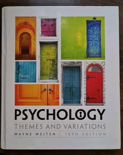 Psychology Themes and Variations - Psychology Major BOOK