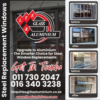Upgrade to Aluminium Today!! - Steel replacement Windows - Get in Touch!!