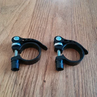  New! Black Quick Release Bike Seat Post Clamps 31.8mm (R60 each)