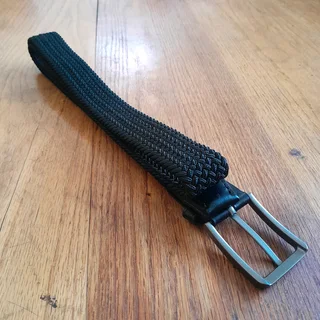 Stretchy Braided Woven Belts - Black, Grey, &amp; Beige! Fits a {38&#34;-42&#34;} Waist 