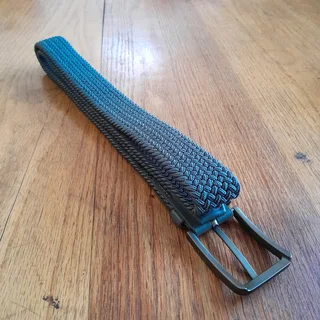 Stretchy Braided Woven Belts - Black, Grey, &amp; Beige! Fits a {38&#34;-42&#34;} Waist 