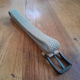 Stretchy Braided Woven Belts - Black, Grey, &amp; Beige! Fits a {38&#34;-42&#34;} Waist 