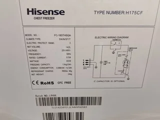 Hisense chest free