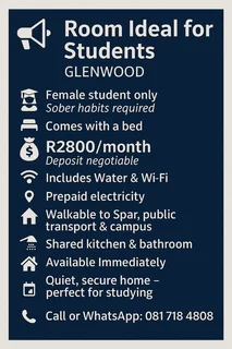 Accomodation for rent