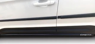 Hyundai creta black sidesteps.