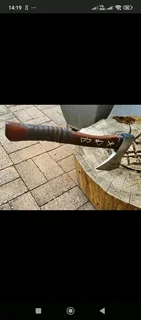 Custom made viking style hammer